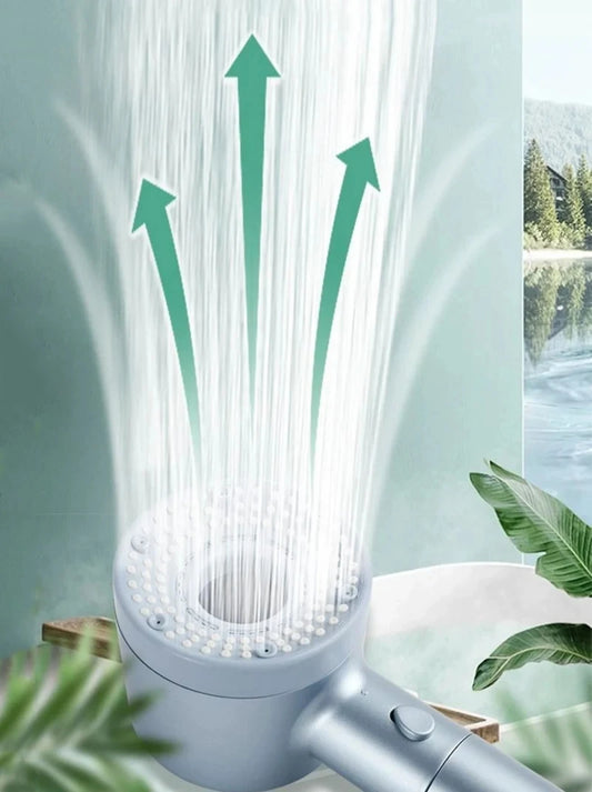 5 Modes Booster Shower Head High Pressure Showerhead Portable Filter Rainfall Faucet Tap Bathroom Bath Home Bathroom Accessories