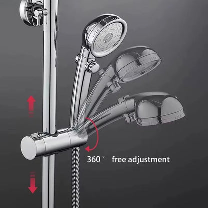 1Pc Universal Shower Head Holder Adjustable 18~25Mm ABS Chrome Shower Rail Holder Bathroom Accessories Shower Mounting Brackets