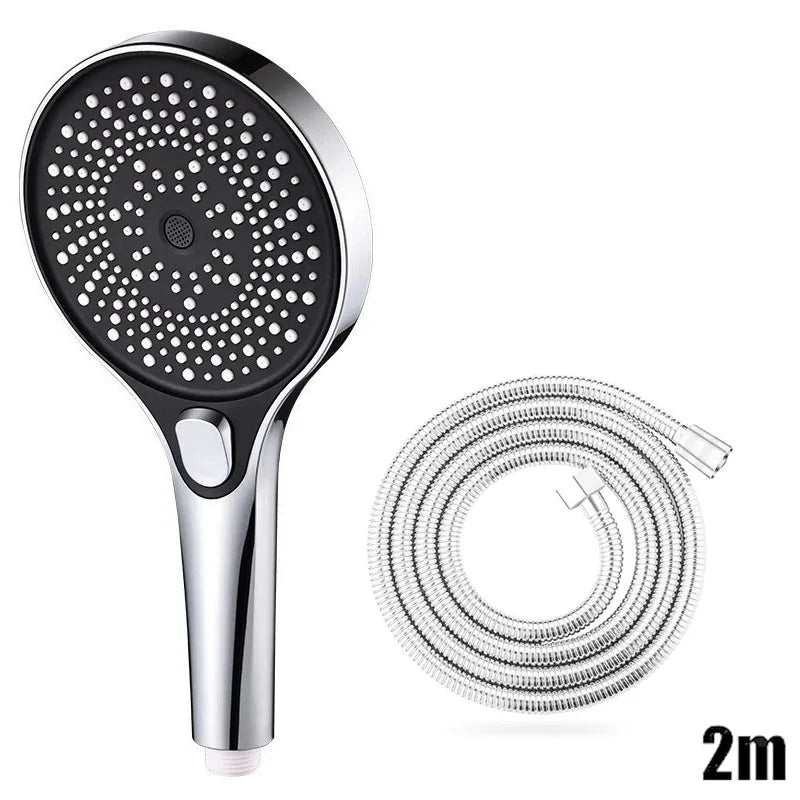 Showerhead shower bathroom accessories large panel showers for bathroom items 3 modes knobs portable heads parts fixture home