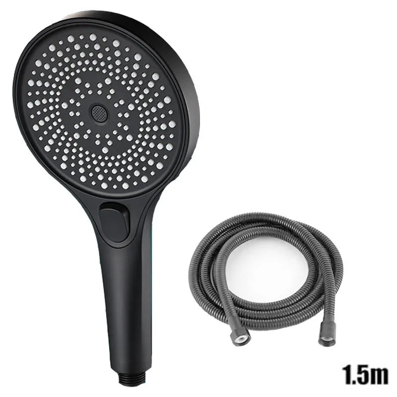 Showerhead shower bathroom accessories large panel showers for bathroom items 3 modes knobs portable heads parts fixture home