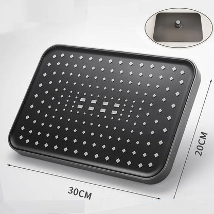 12 Inches Big Panel Large Flow Ceiling Mounted Supercharge Shower Head Set 4 Modes High Pressure Large Flow Bathroom Showerhead