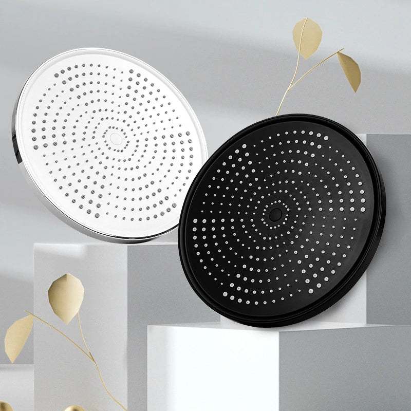 25cm Big Panel Rainfall Shower Head High Pressure Large Flow Rain Top Sprayer Ceiling Mounted Showerhead Bathroom Accessories