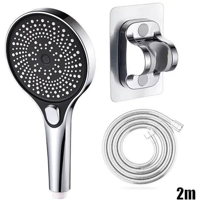 Showerhead shower bathroom accessories large panel showers for bathroom items 3 modes knobs portable heads parts fixture home