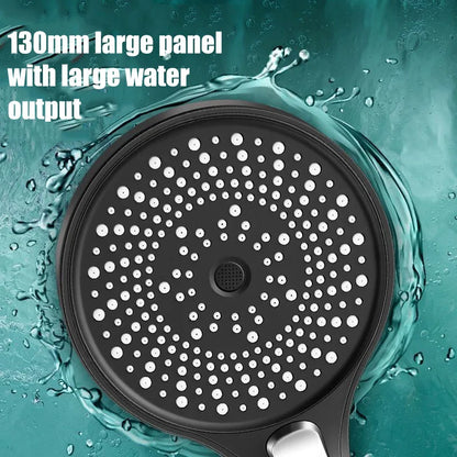 Showerhead shower bathroom accessories large panel showers for bathroom items 3 modes knobs portable heads parts fixture home