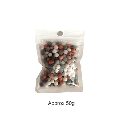 Mineral Balls 3 Modes High Pressure Shower Head with On/Off Switch Filter Water Saving Handheld Showerheads Bathroom Accessories