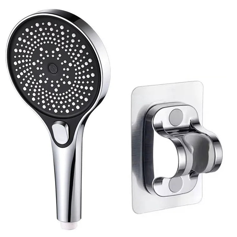 Showerhead shower bathroom accessories large panel showers for bathroom items 3 modes knobs portable heads parts fixture home