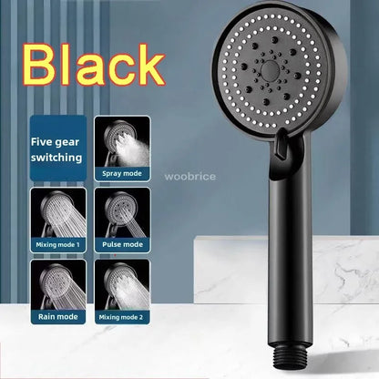 Bathroom Replete for Shower High Pressure Shower Head Turbo Shower Phone 5 Molds Saving ShowerHead Bathroom Accessories