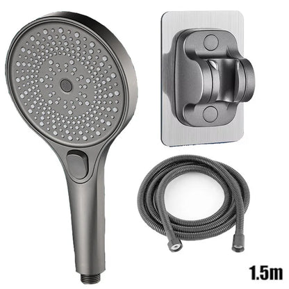 Showerhead shower bathroom accessories large panel showers for bathroom items 3 modes knobs portable heads parts fixture home