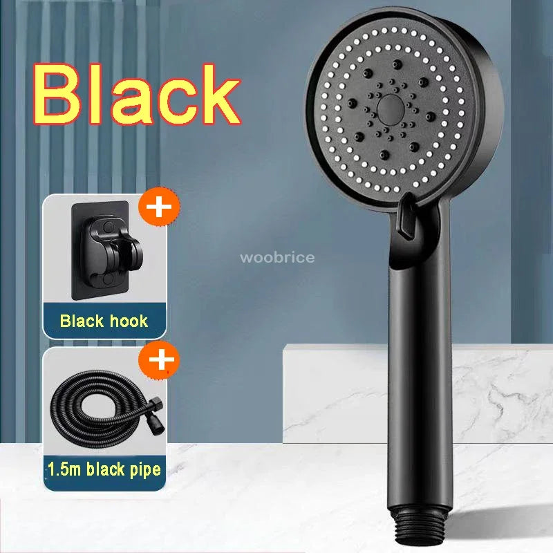Bathroom Replete for Shower High Pressure Shower Head Turbo Shower Phone 5 Molds Saving ShowerHead Bathroom Accessories