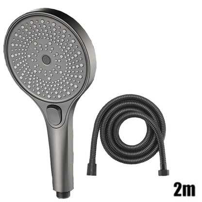 Showerhead shower bathroom accessories large panel showers for bathroom items 3 modes knobs portable heads parts fixture home