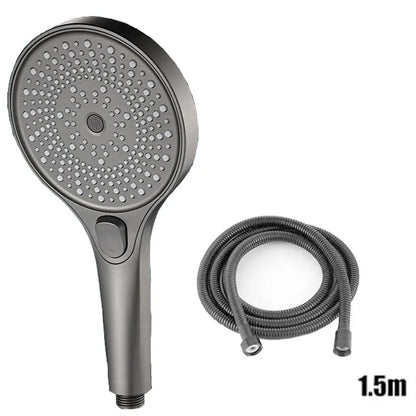 Showerhead shower bathroom accessories large panel showers for bathroom items 3 modes knobs portable heads parts fixture home