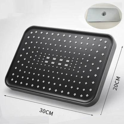 12 Inches Big Panel Large Flow Ceiling Mounted Supercharge Shower Head Set 4 Modes High Pressure Large Flow Bathroom Showerhead