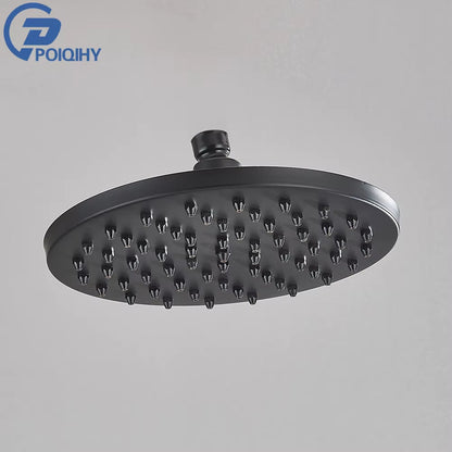 Brass Golden Rainfall Shower Head Shower Faucet Head Bathroom Replace Rain Showerhead Antique Brass Showerhead Accessory