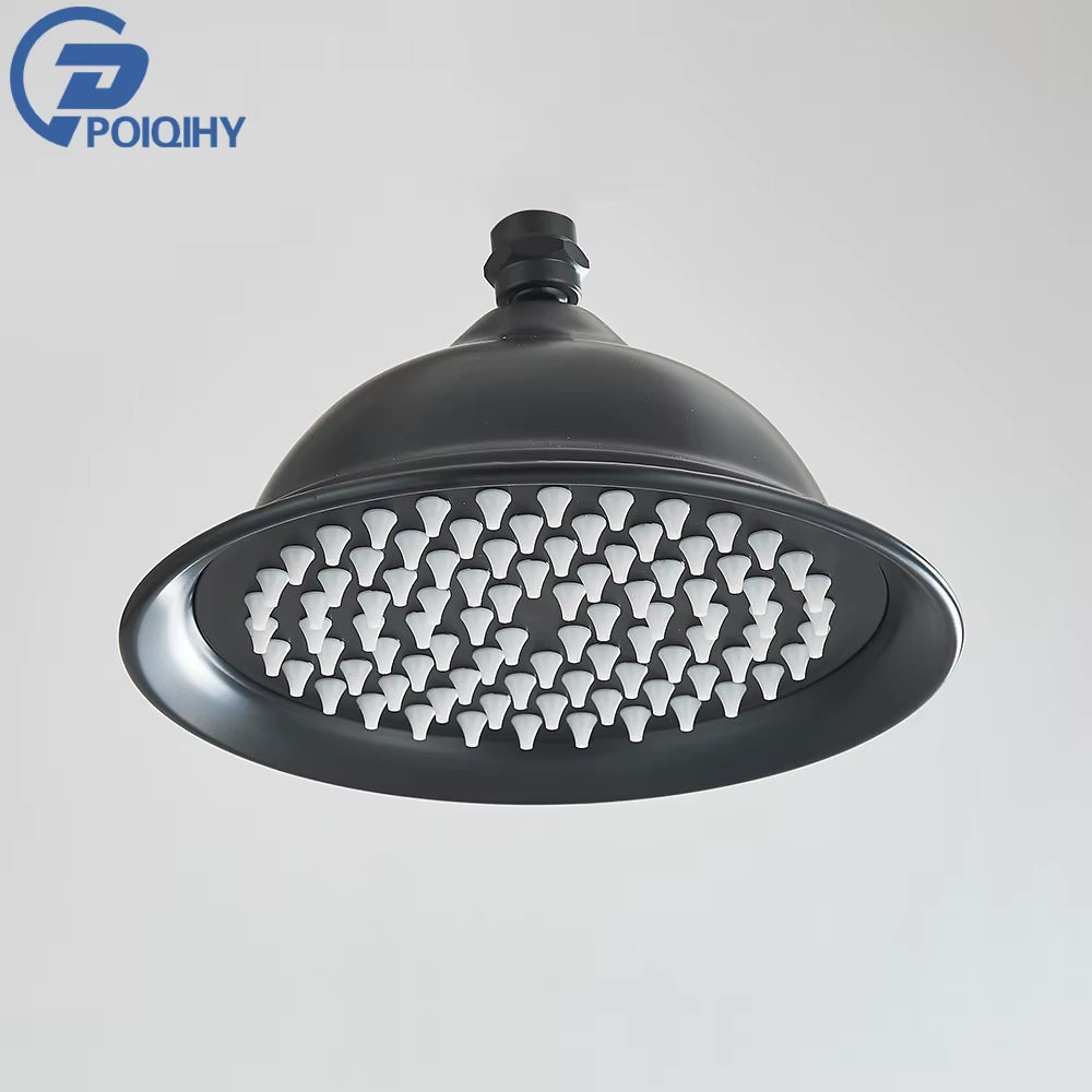 Brass Golden Rainfall Shower Head Shower Faucet Head Bathroom Replace Rain Showerhead Antique Brass Showerhead Accessory