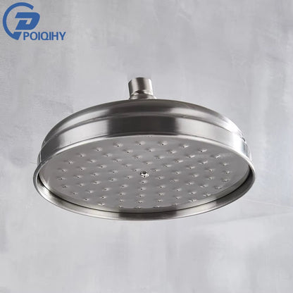 Brass Golden Rainfall Shower Head Shower Faucet Head Bathroom Replace Rain Showerhead Antique Brass Showerhead Accessory