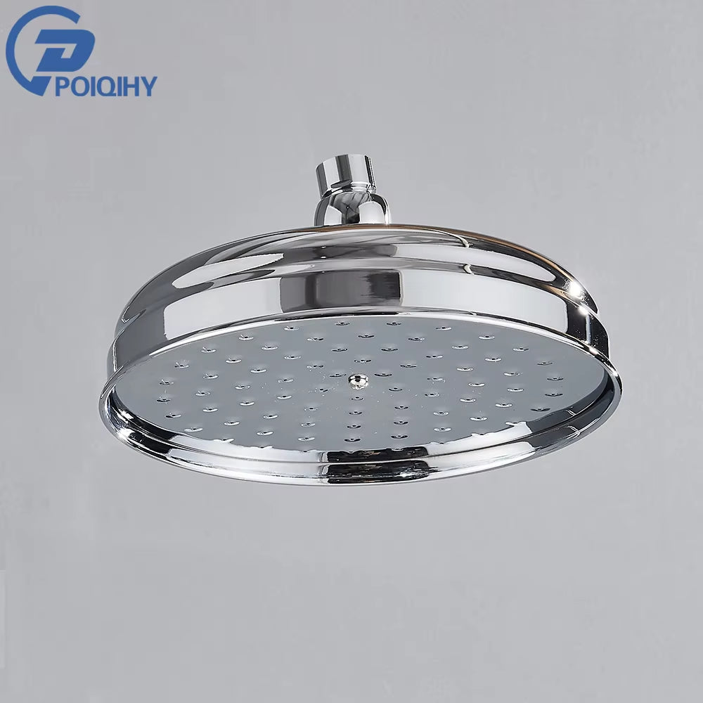Brass Golden Rainfall Shower Head Shower Faucet Head Bathroom Replace Rain Showerhead Antique Brass Showerhead Accessory
