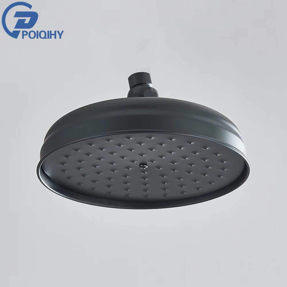 Brass Golden Rainfall Shower Head Shower Faucet Head Bathroom Replace Rain Showerhead Antique Brass Showerhead Accessory