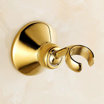 Brass&Porcelain Bathroom Hand Shower Head Rainfall Shower Faucet Bracket Shower Hose