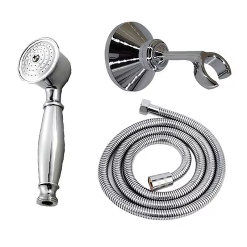 Brass&Porcelain Bathroom Hand Shower Head Rainfall Shower Faucet Bracket Shower Hose