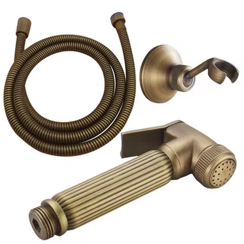 Brass&Porcelain Bathroom Hand Shower Head Rainfall Shower Faucet Bracket Shower Hose