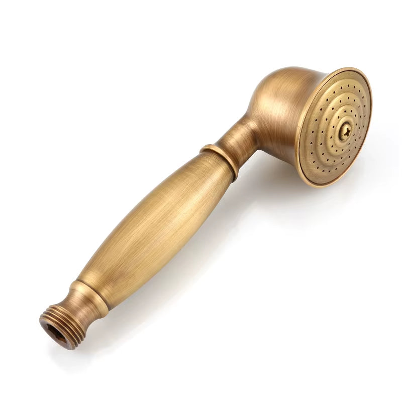 Brass&Porcelain Bathroom Hand Shower Head Rainfall Shower Faucet Bracket Shower Hose