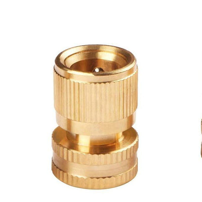 Brass Quick Hose Connector 3/4" – 3 Pack by U.S. Solid