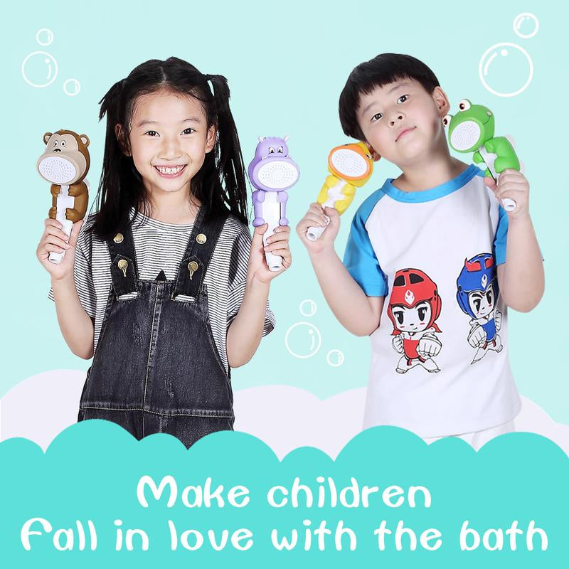 Children'S Bath Shower Head, Children'S Handheld Shower Heads with Hose and Diverter, Bath Toys, Cartoon Shower Head Kids Bath Bathing Accessories