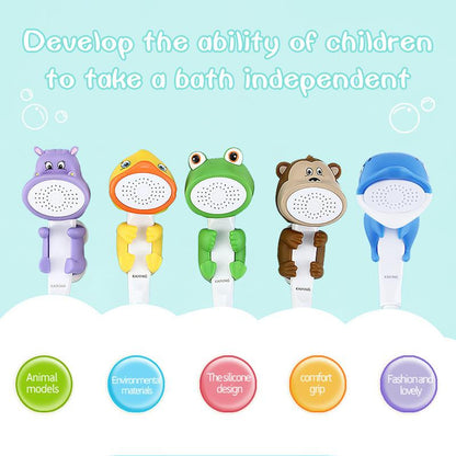 Children'S Bath Shower Head, Children'S Handheld Shower Heads with Hose and Diverter, Bath Toys, Cartoon Shower Head Kids Bath Bathing Accessories