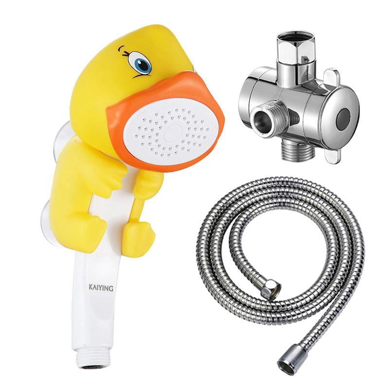 Children'S Bath Shower Head, Children'S Handheld Shower Heads with Hose and Diverter, Bath Toys, Cartoon Shower Head Kids Bath Bathing Accessories