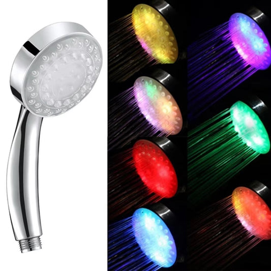 LED Shower Head Digital Temperature Control 3 Spraying Colors Shower Sprayer Water Saving Shower Filter with LED Light Shower