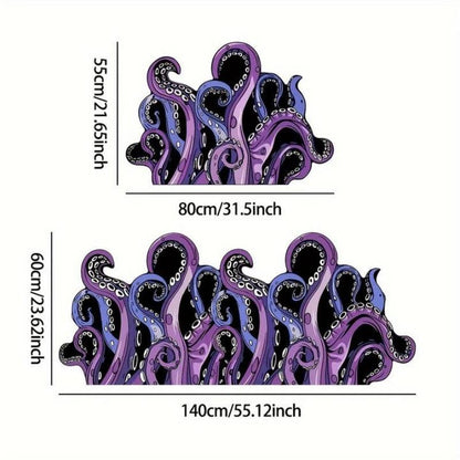 Octopus Graphic Bathroom Mat, Non-Slip Absorbent Bathroom Rug, Creative Floor Mat for Home Bathroom Kitchen, Bathroom Accessory