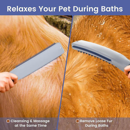 Pet Wand Pro Dog Shower Attachment for Fast Easy Bathing with 8-Foot Flex Hose Professional Grade Grooming Tool for Indoor Outdoor Use